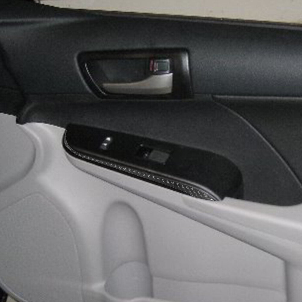 Car Radio Controller Panel Trim Cover Carbon Fiber for VW for Passat 2006-2011 Red v