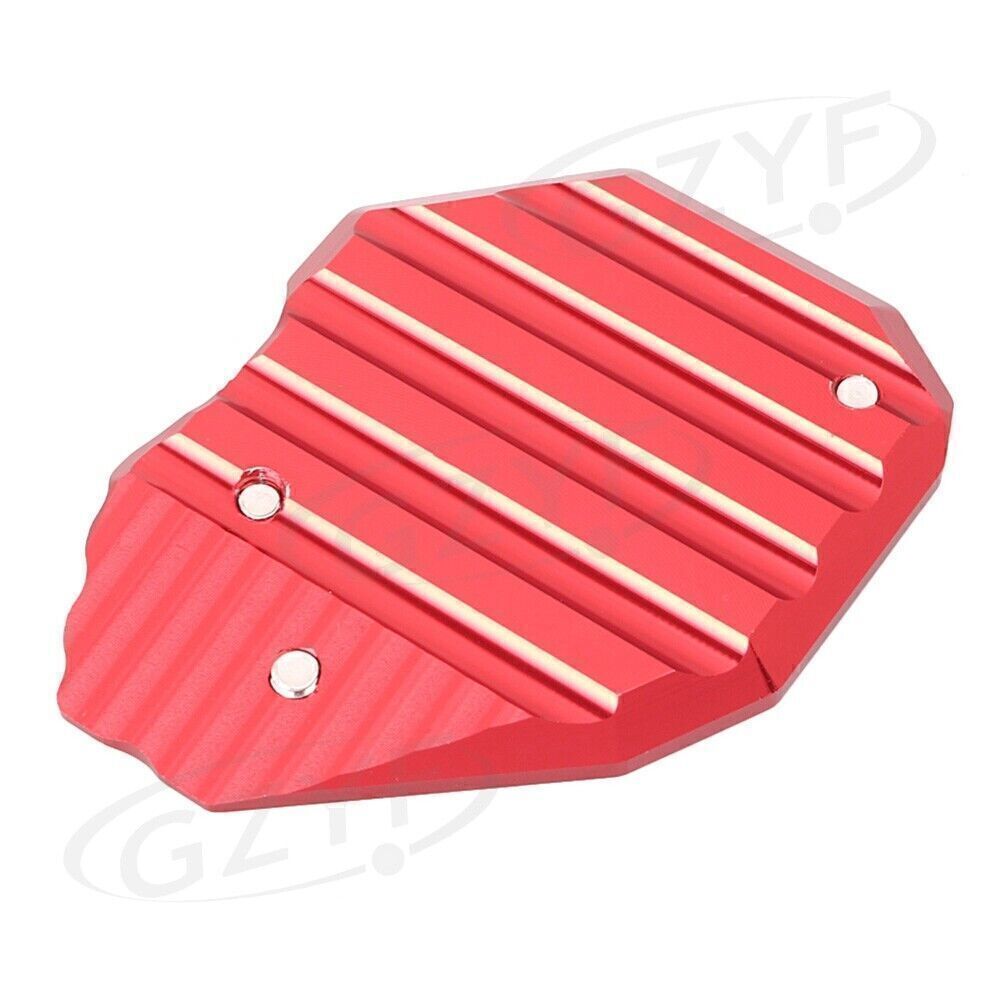 Motorcycle Kickstand Side Stand Plate Pad Fit for BMW F800GS 2008-2014 2013 2012 Red Q
