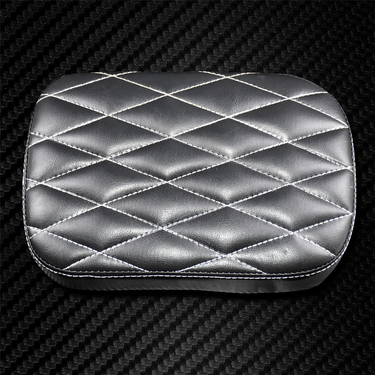 8 Suction Cups Diamond Rear Passenger for Seat Pad Fit for Harley Cruiser Chopper Q