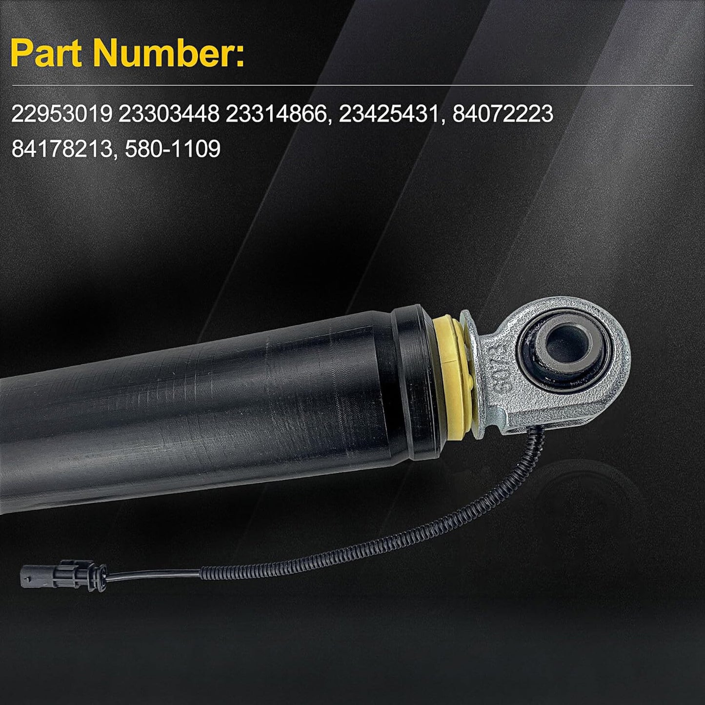 Rear front shock absorber assembly with magnetic technology suitable for 13-20 for Lincoln MKZ and for Ford Fusion.