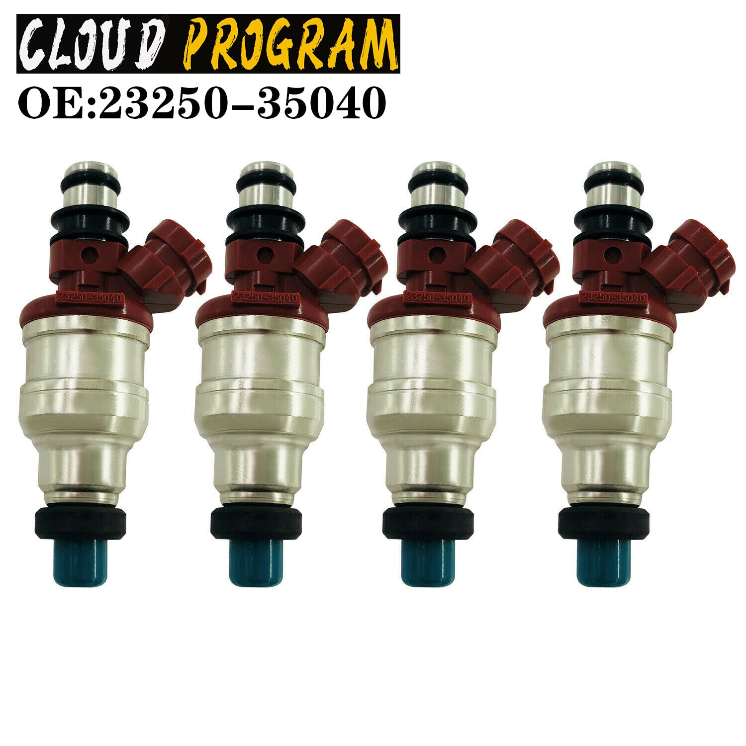 4x Fuel Injector 23250-35040 For 88-95 4Runner Pickup T100 22RE 2.4L n