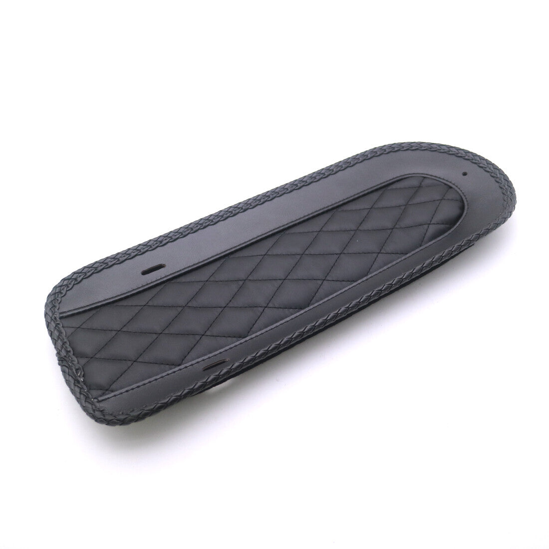 Black Diamond Rear Fender Bib PU Leather for Harley Solo for Seat Touring FLHX 08-18 Q