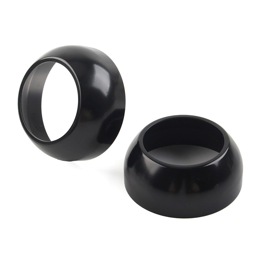 Front Fork Boot Cap Covers 39mm Black Fit for Harley Sportster Dyna FXR FXD Q