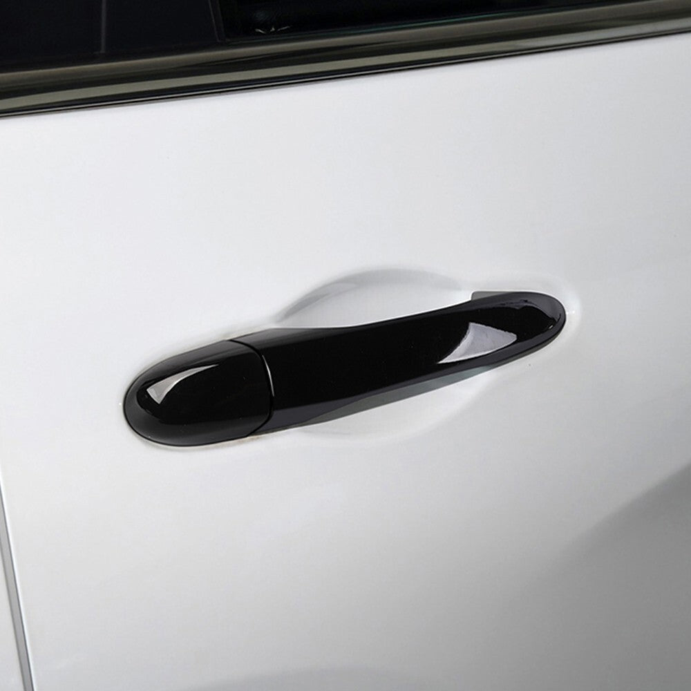ABS Rearview Mirror Cap for Smart Door Handle Cover for Jeep Compass Cherokee 17-23