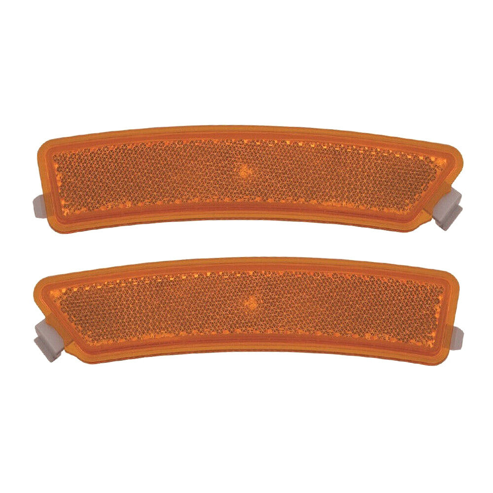 New Side Marker Reflector Lamp Left+Right Front Fit 2013-2016 for Lincoln MKZ Orange
