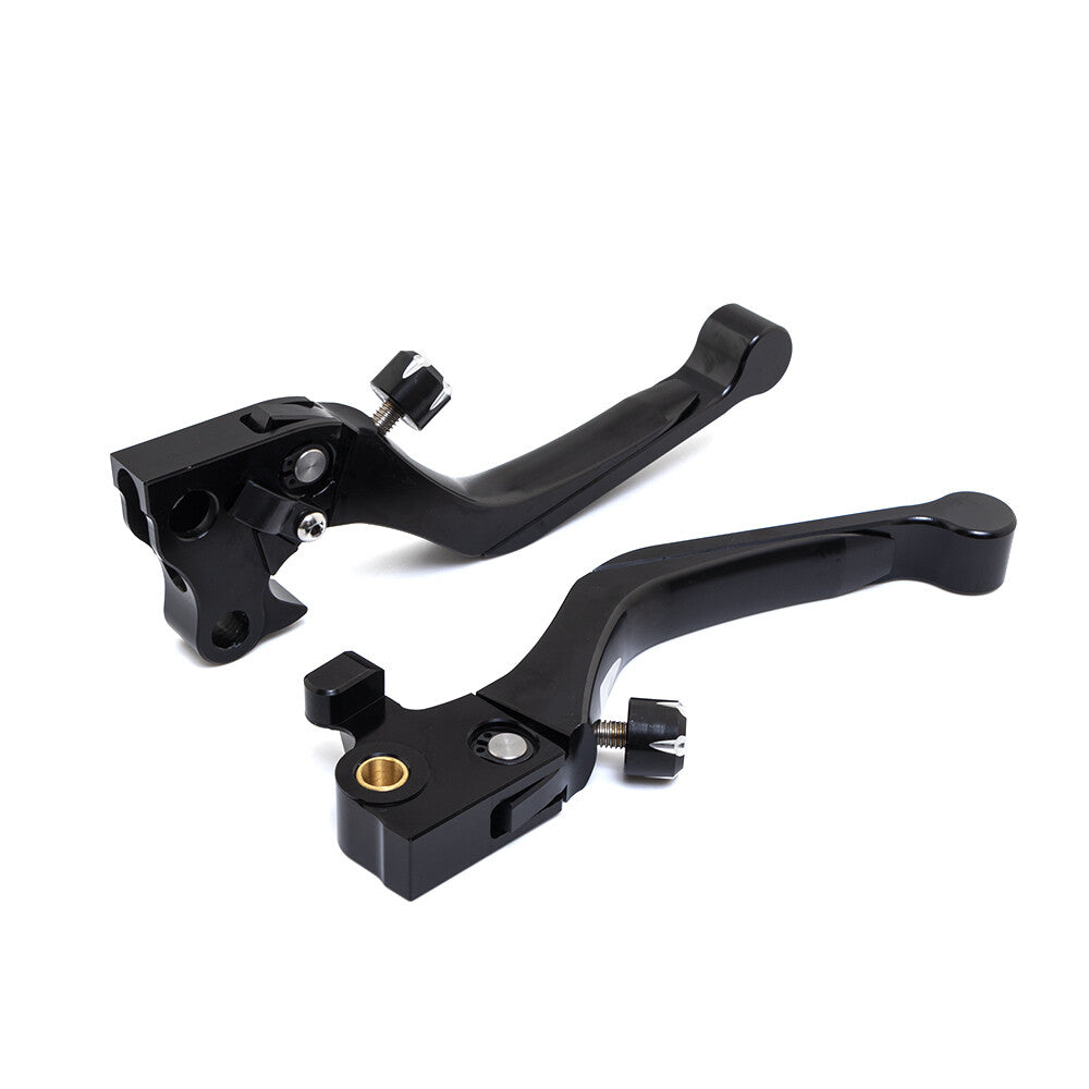 Black CNC Extend Adjustable Brake Clutch Lever for Harley Iron 883 1200 XL 04-13 Q