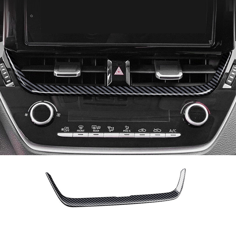 Fit for Toyota for Corolla 2019-2024 Car Dashboard center Air Vent Trim Carbon fiber