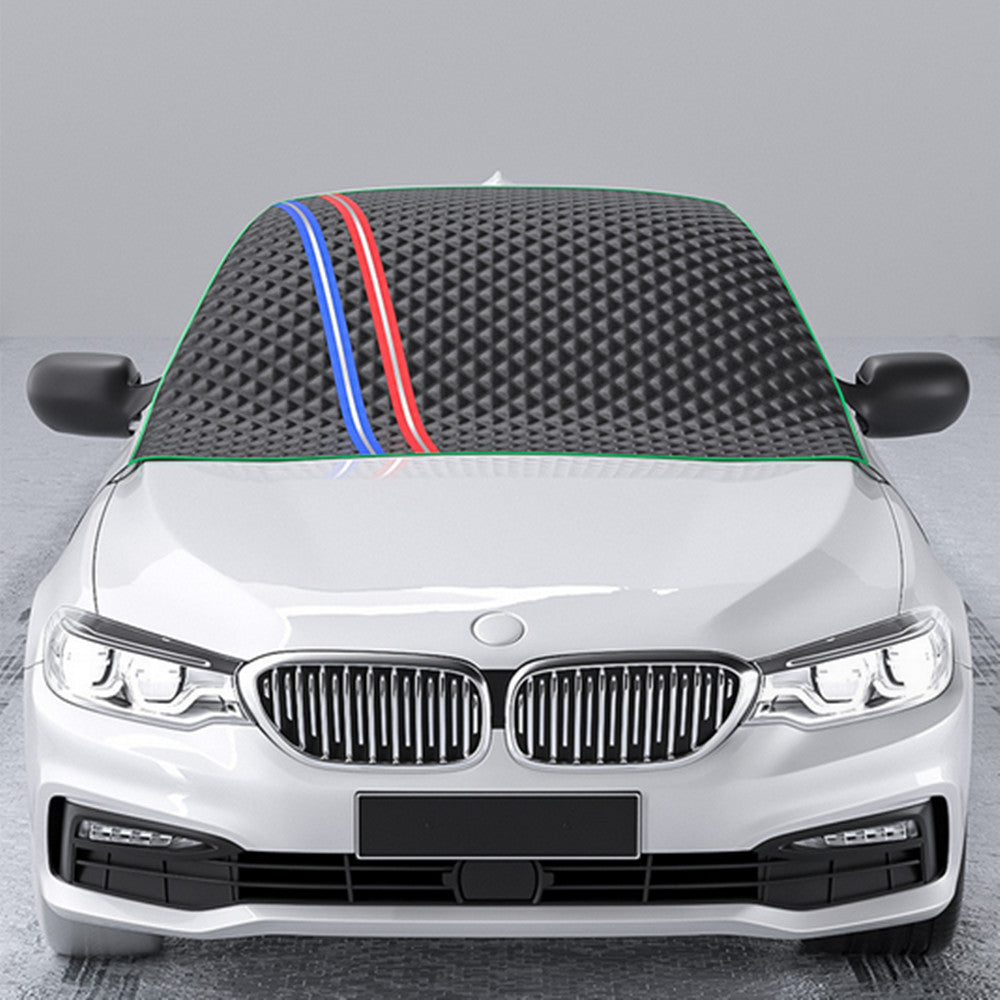 Car Windshield Sun Shade Snow Cover Winter Ice Frost Guard Protector Windproof Q
