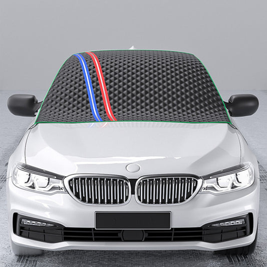 Car Windshield Sun Shade Snow Cover Winter Ice Frost Guard Protector Windproof Q