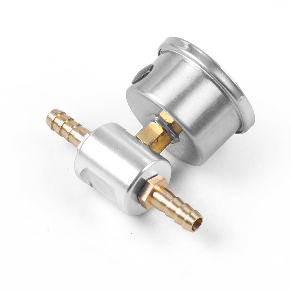 0-160psi Liquid Fill Fuel Pressure Regulator Instrument Kit 1/8 NPT Connector Adapter n