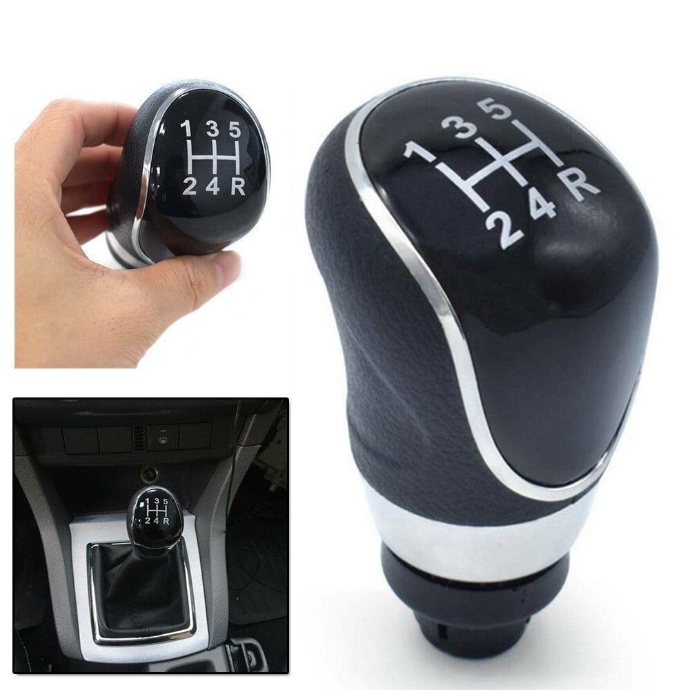 5 Speed Manual Car Gear Shift Knob PU Leather Shifter For Focus MK2 FL MK3 v