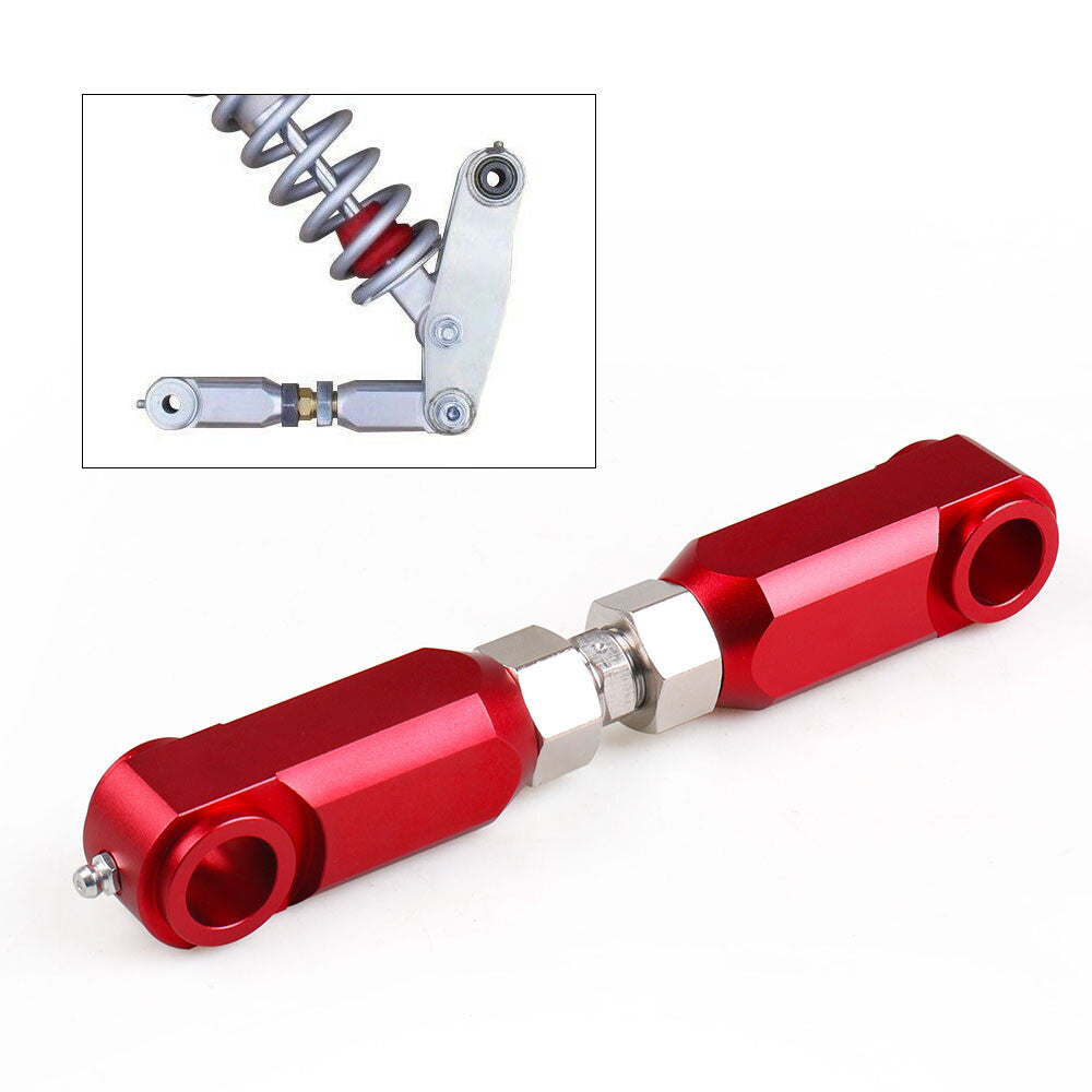 Adjustable ATV Front and Rear Lowering Kit for Yamaha YFM350 660R 700 Red