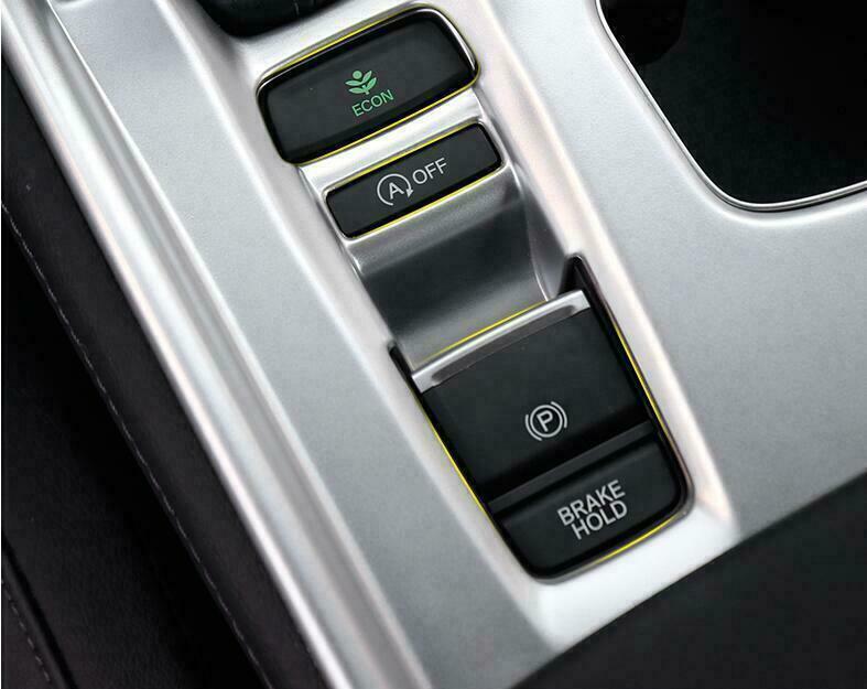 Fit For 2018-2020 for Honda Accord ABS Silver Middle Console Gear Shift Panel Trim