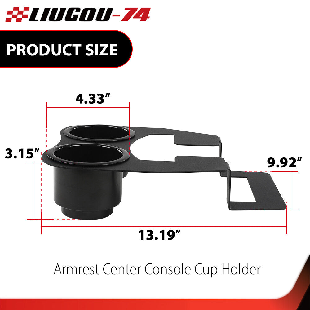 Armrest center console cup holder fits 95-99 for Silverado 1500 C1500- v