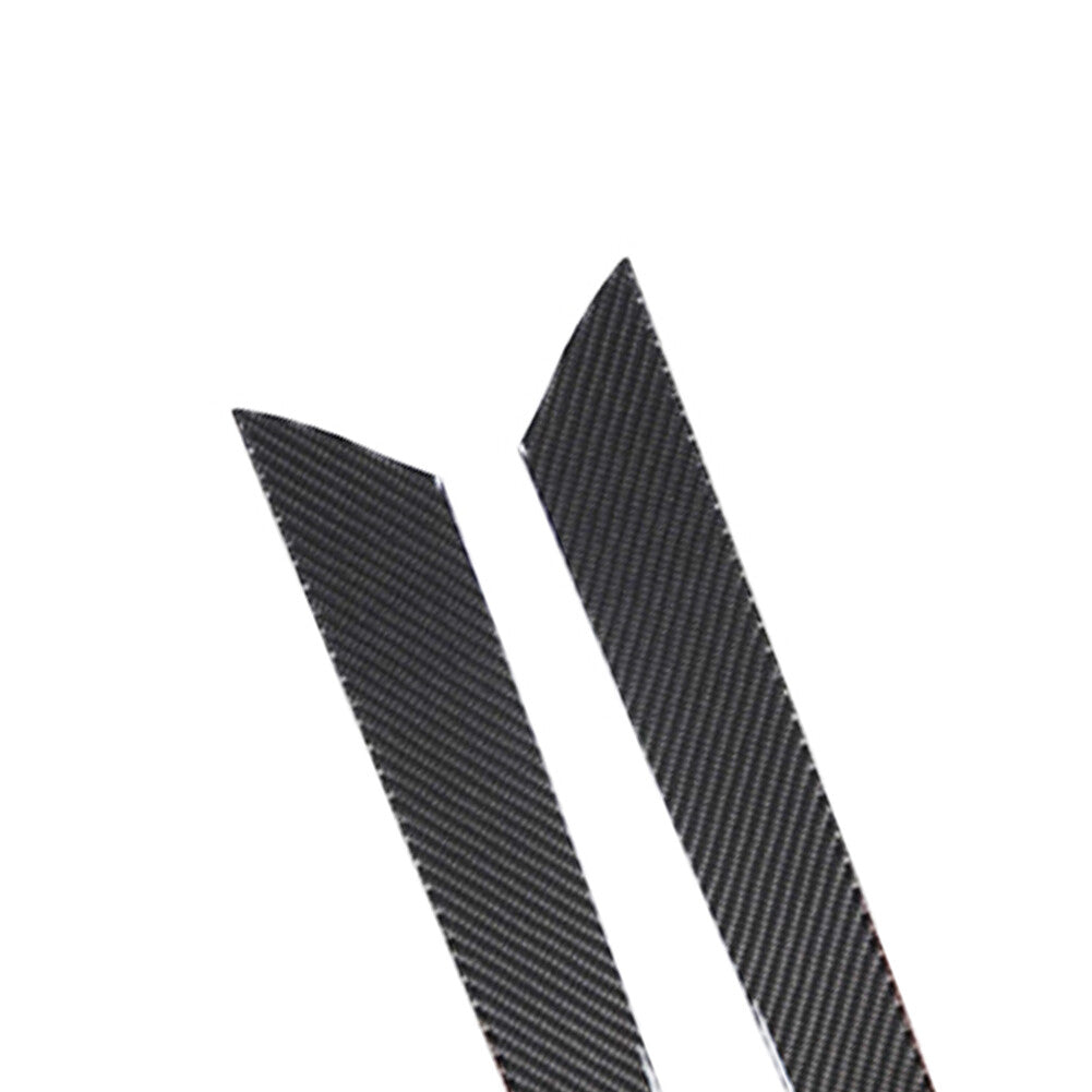 2Pcs Red Carbon Fiber Interior Dashboard Strip Cover Trim for Honda CR-V 2017-21 v