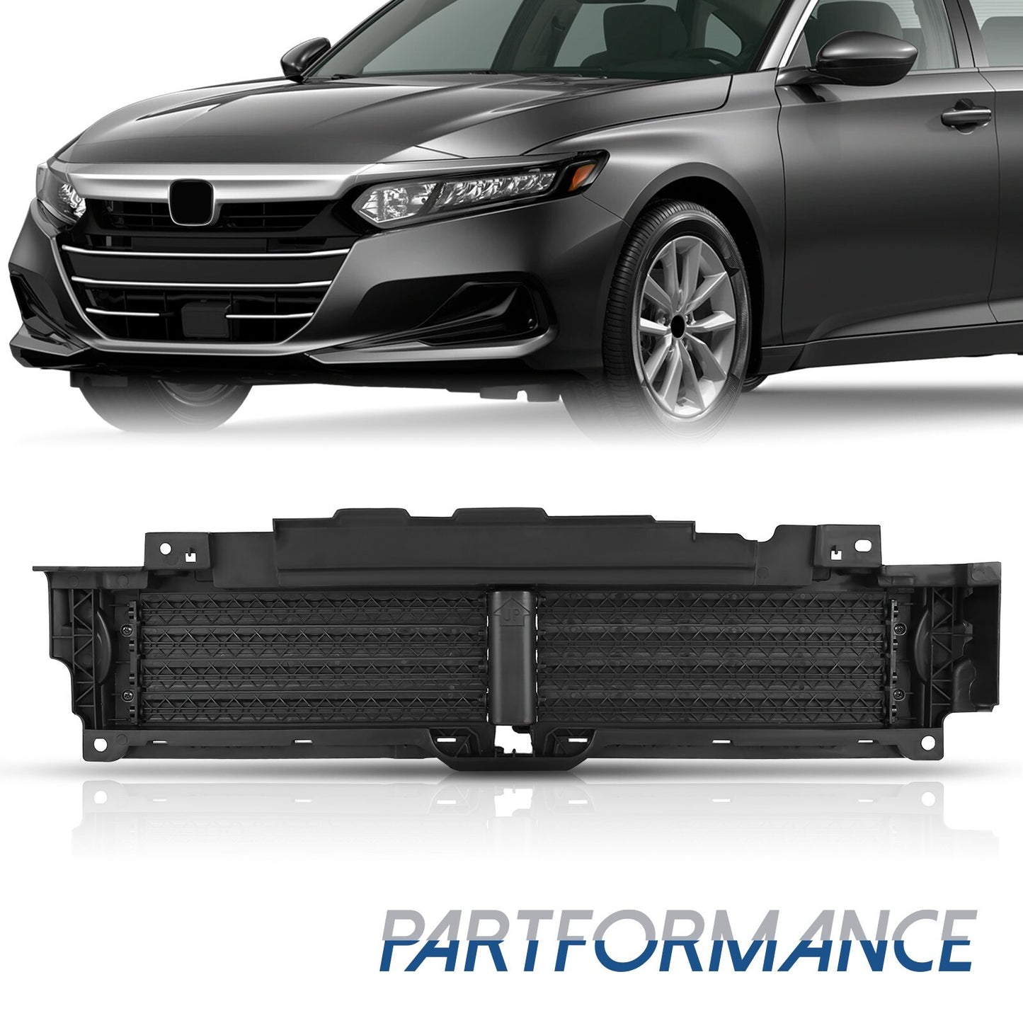 For 2018 2019 2020 2021 for Honda Accord Front Active Grille Air Shutter with Motor - v