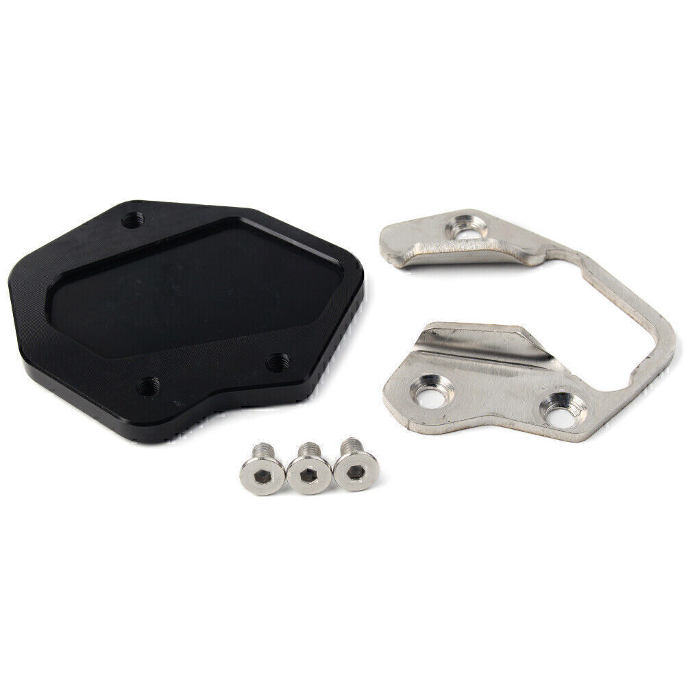 CNC Kickstand Side Stand Enlarger Plate Fit TIGER800 XR XCA XRX XRT 2015-18