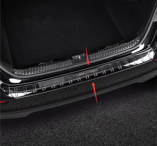 for Honda Accord 23-24 Black Steel Rear Bumper Outer Protector Guard 1PCS B n