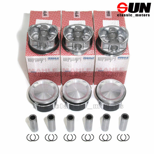 STD 6x Piston and Ring Set Φ83mm for Volvo S80 XC90 2.9T T6 L6 B6294T 274365-