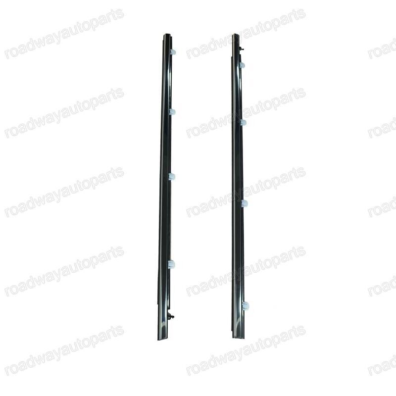2X Front Window Weatherstrips Molding Seal Belt Trim for Honda Accord 2009-2010