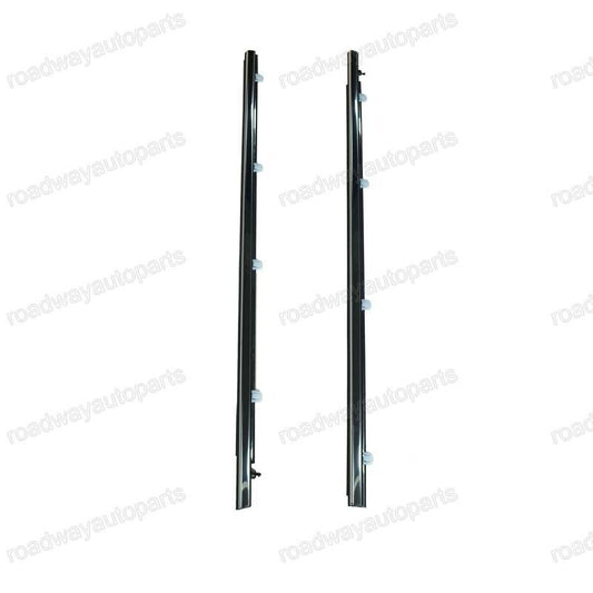 2X Front Window Weatherstrips Molding Seal Belt Trim for Honda Accord 2009-2010