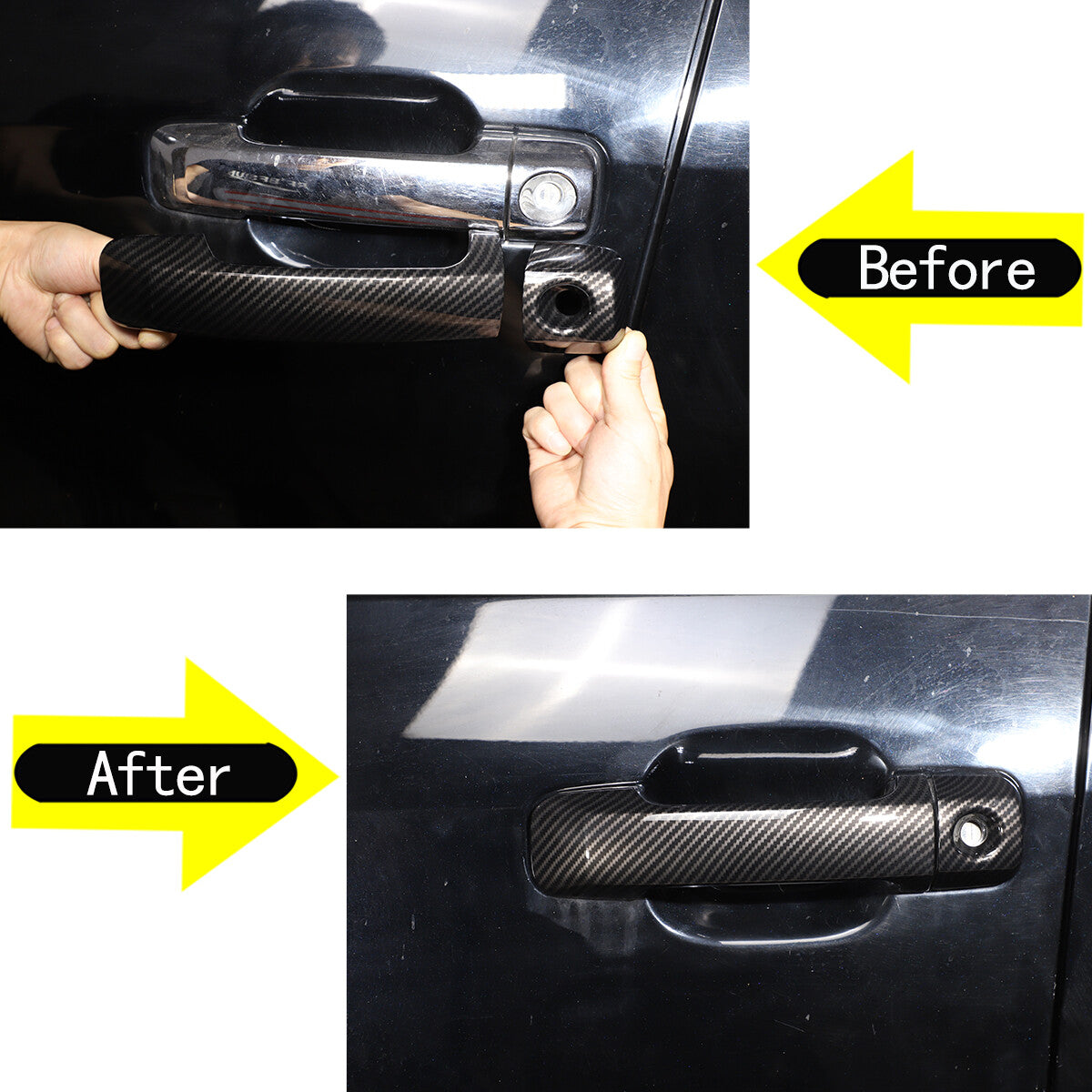 Carbon fiber interior console armrest box cover trim for Corvette C7 2014-2019