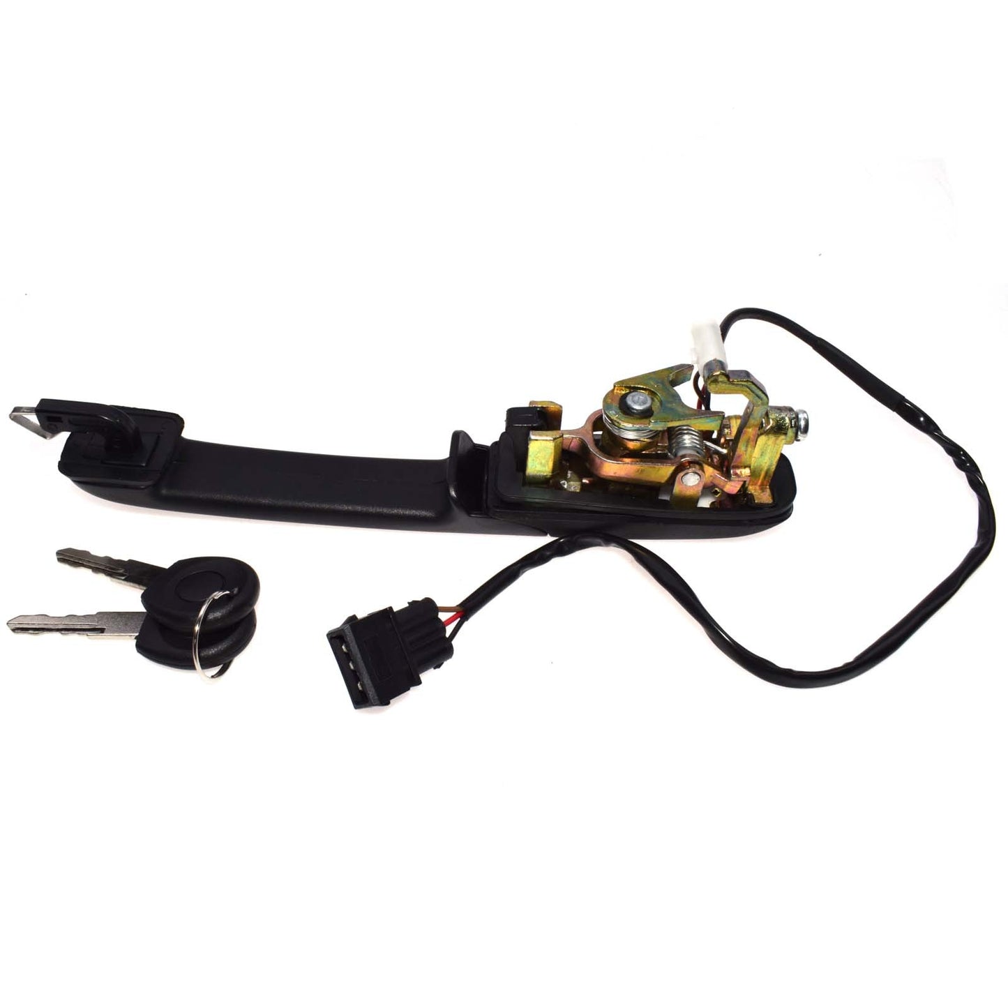 The new front left door handle with two buttons is compatible with for Passat B4 3A0837207C, 94503- n