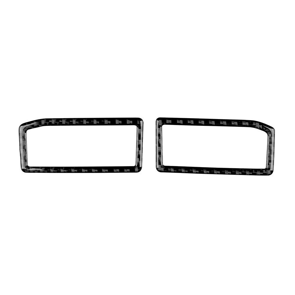 2X Carbon Fibre A/C Vents Outlet Frame Trim Cover For Tundra 2007-2013 v