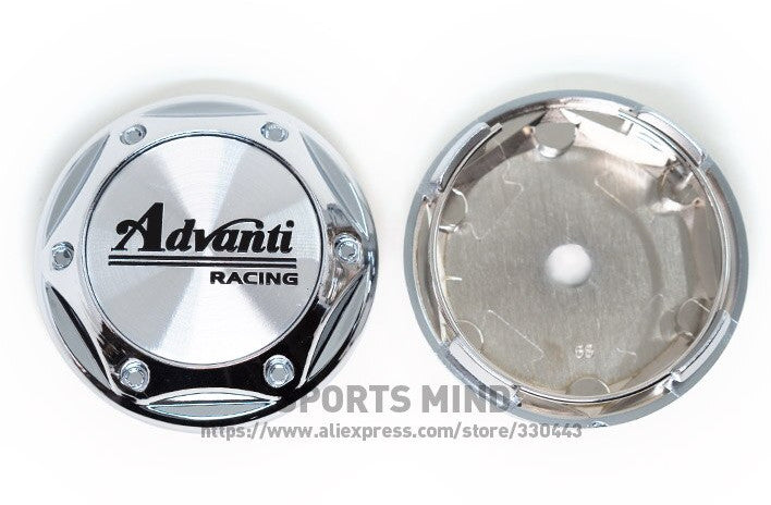 4x45mm Advan Racing Black Wheel Center Decal Hub Decal Rim Cap Decal - v