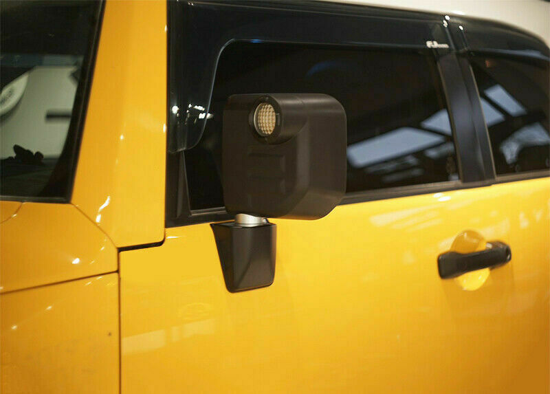 for Toyota FJ Cruiser 2007-2020 Matte Black Exterior Rear View Mirror Cover Trim