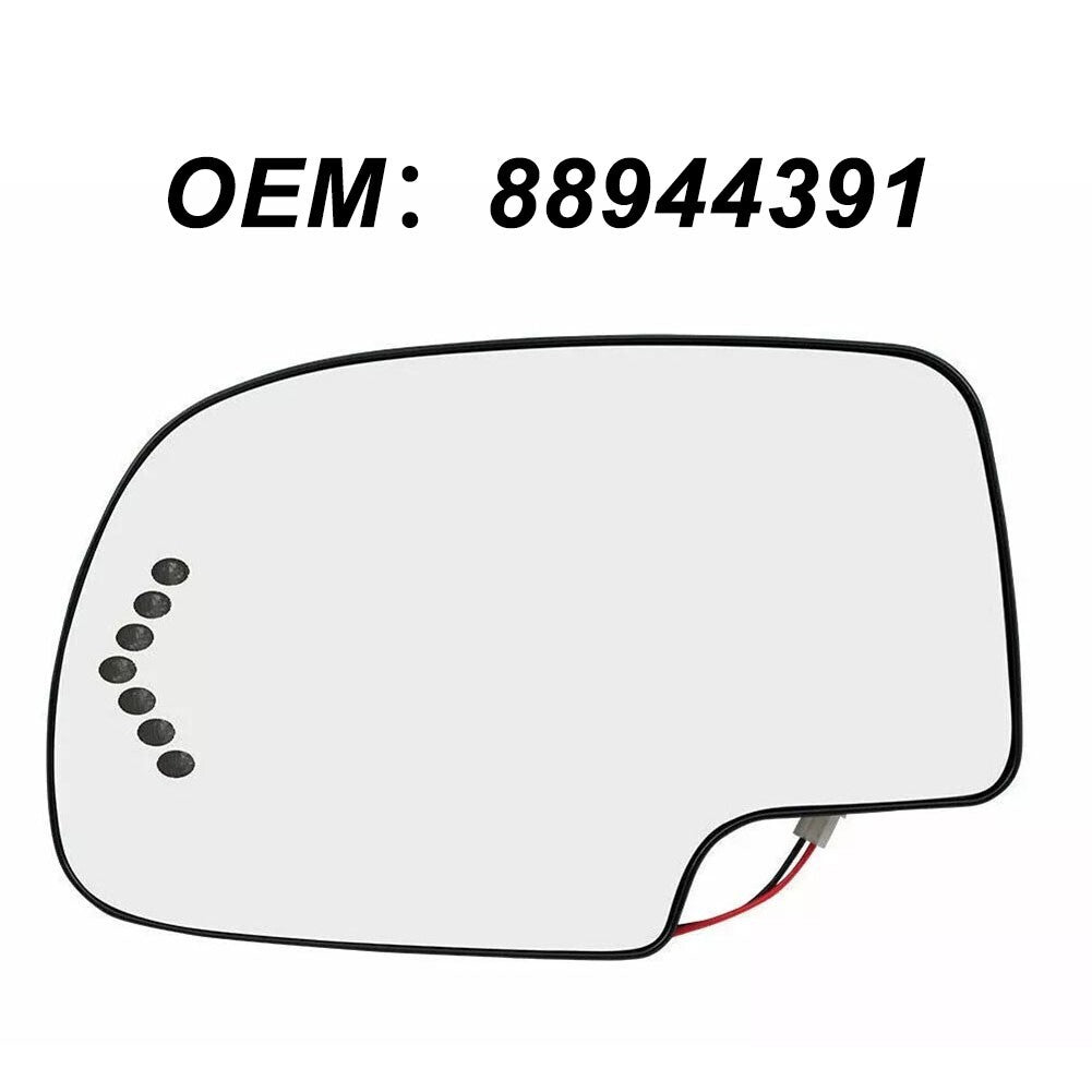Driver Side LH Mirror Glass Heated Turn Signal 88944391 for Chevy 2003-2007