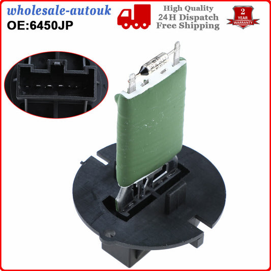 for Peugeot 307 CC Heater Resistor 00-09 Blower Motor Fan Resistor 1.4 1.6 2.0L Q