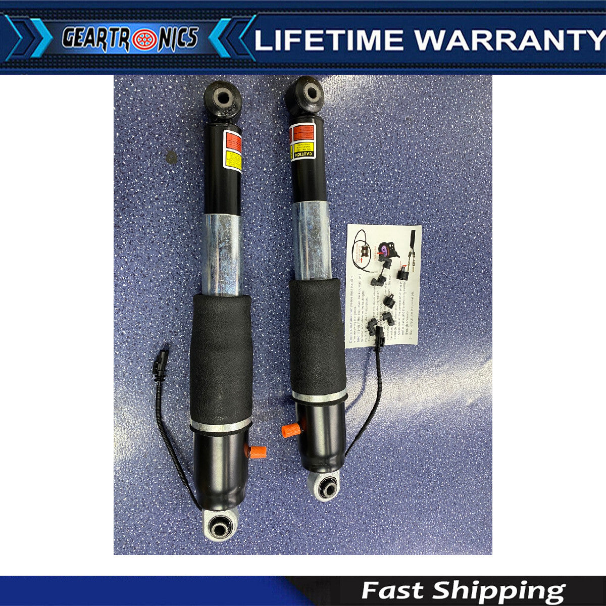 2X REAR Air Shock Absorbers for 2015-2020 for Escalade Suburban Tahoe for Yukon KY