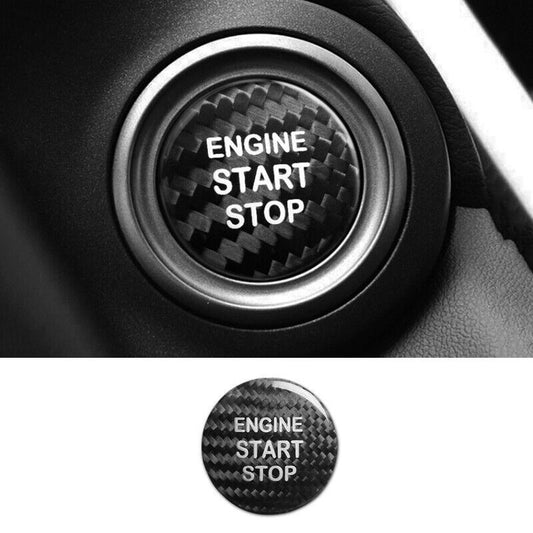 for Lexus NX200t 300h 2015-2021 Carbon Style Start Button Ignition Switch Trim