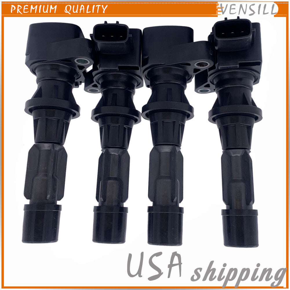 Set of 4 Pcs Ignition Coil UF540 for Mazda 3 6 CX-7 MX-5 2.0 2.3 2.5 3.0L 04-14