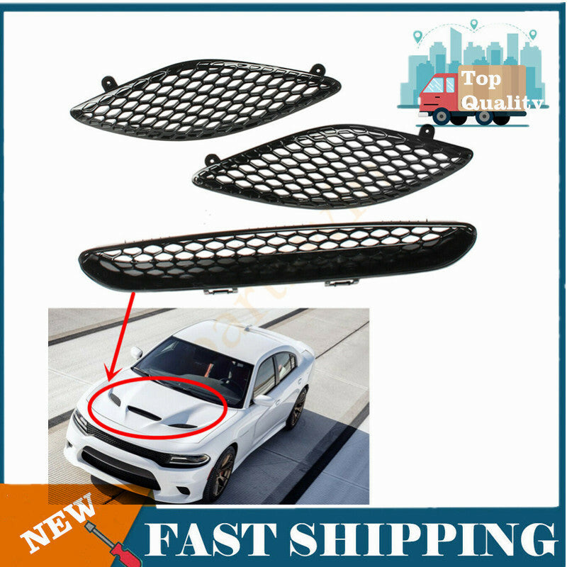 Bonnet front grille cover fits for Dodge SRT Hellcat charger 2015-2020- n