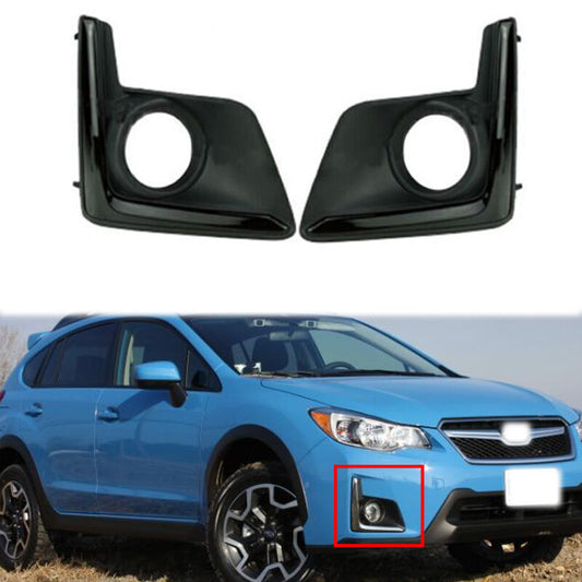for Subaru Crosstrek 2016-2017 Fog Driving Light Lamp Bezel A Pair Black
