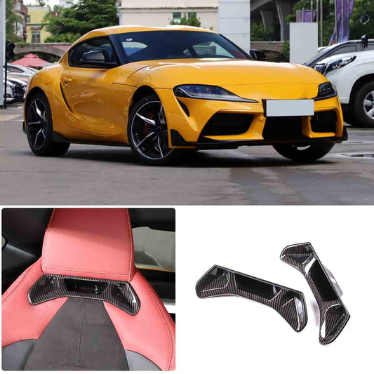 4PCS Carbon Fiber Indoor Window Lift Switch Cover for Acura TSX 2004-08- v