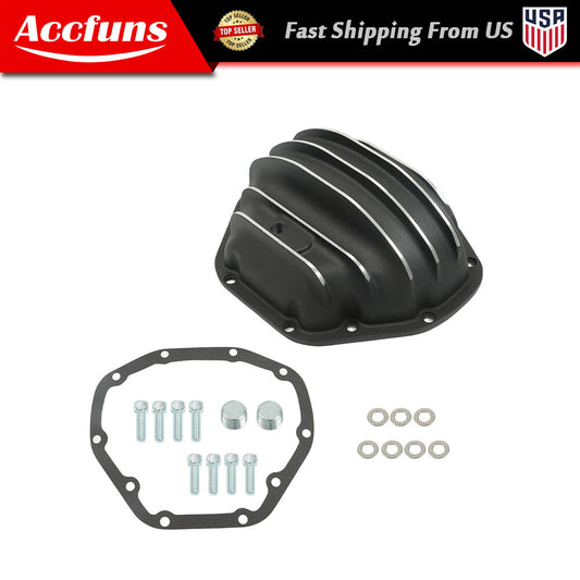 Rear black differential protector with gasket for Dodge SD for GMC Dana 80 10 bolts - n