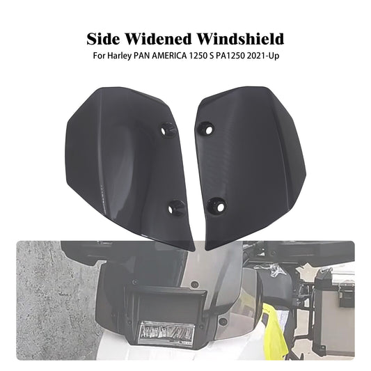 Side Windshield Extension Windscreen Fit for Harley Pan America 1250S 2021-2023 Q