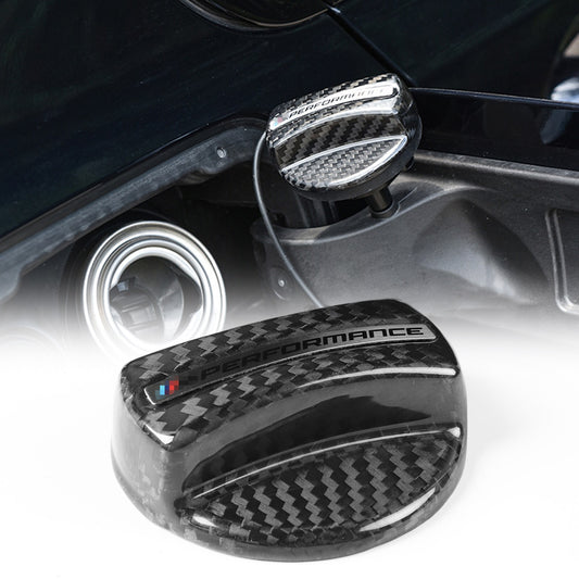 Carbon Fiber Fuel Oil Gas Tank Filler Cap Cover for BMW F30 E39 F87 F82 M2 M4 M5 Q