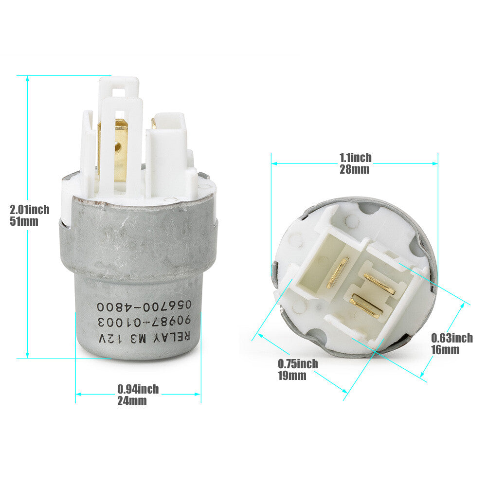 12V Tail Light Relay 3 Pin Fits for Toyota HiLux Pickup Truck 4Runner LAMP 84 Truck