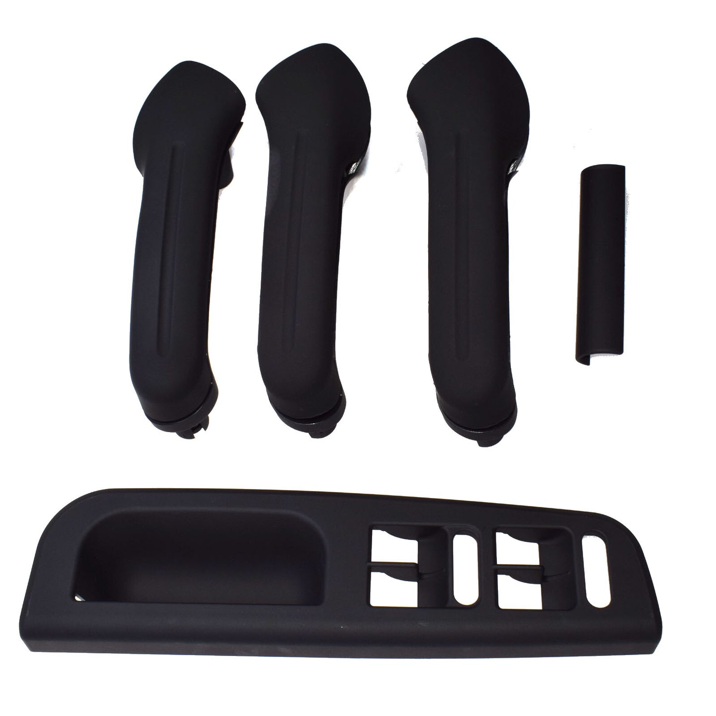 5-piece set of black inner door handle cover switch frame trim suitable for Golf MK4 (new) n