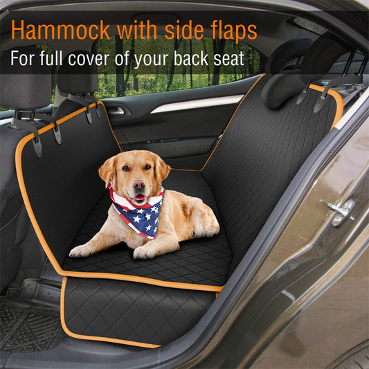 Pet Dog Car Rear Back for Seat Cover Protector Hammock Non-Slip Waterproof US Part v