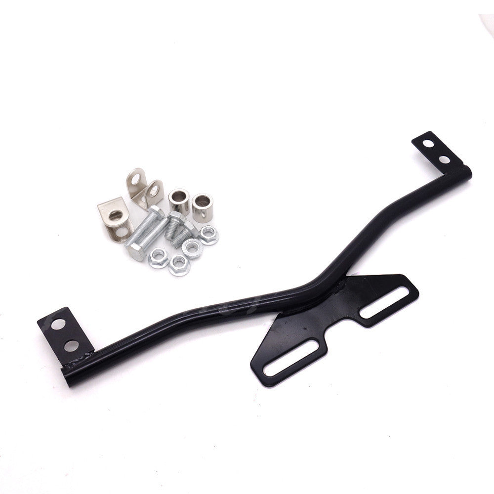 Black Motorcycle Light Bar Mount Clamp For Spot Fog Driving Turn Signal Light Q