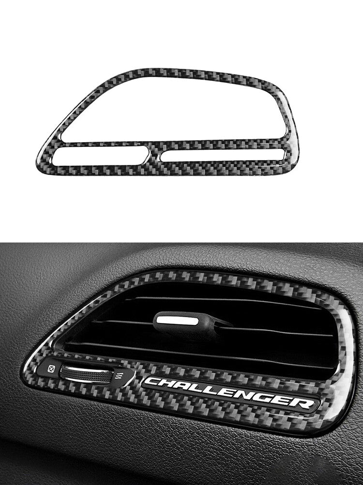 Red Front Door Handle Trim Cover Decor Carbon Fiber For Tacoma 2012-2015 v