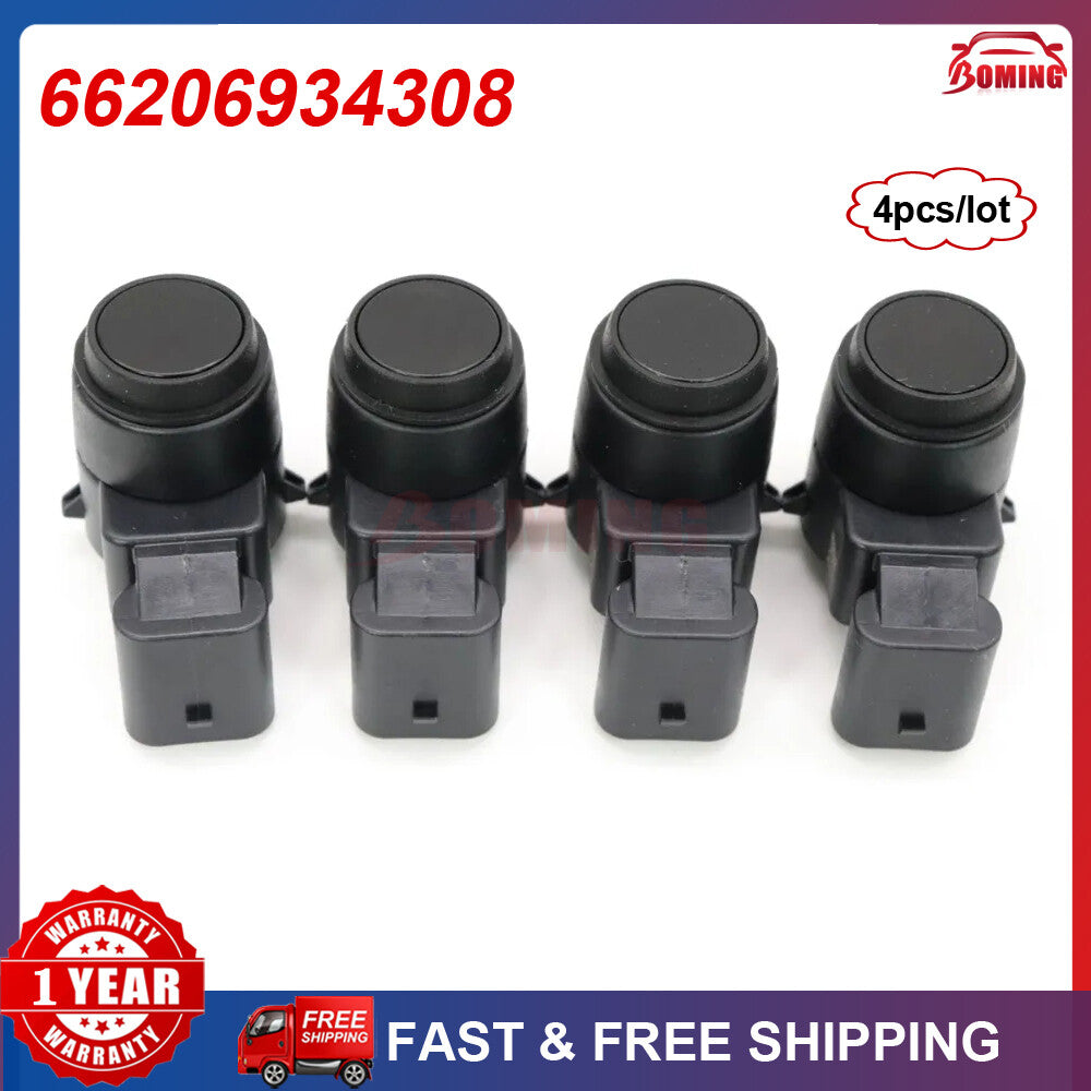 Set of 4pcs PDC Parking Sensor Fits for BMW E81 E82 E88 E90 E91 E92 E93 E84 for Mini