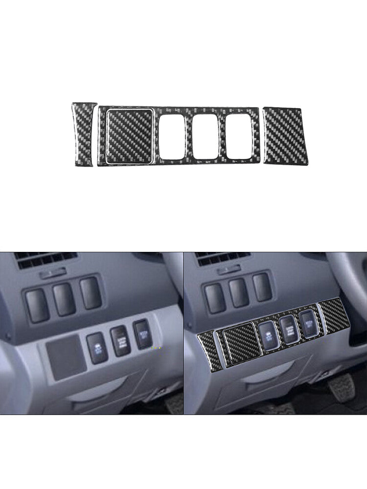 for Corolla 2020 - 2023 Matte Silver Window Lift Panel Switch Cover Trim- v
