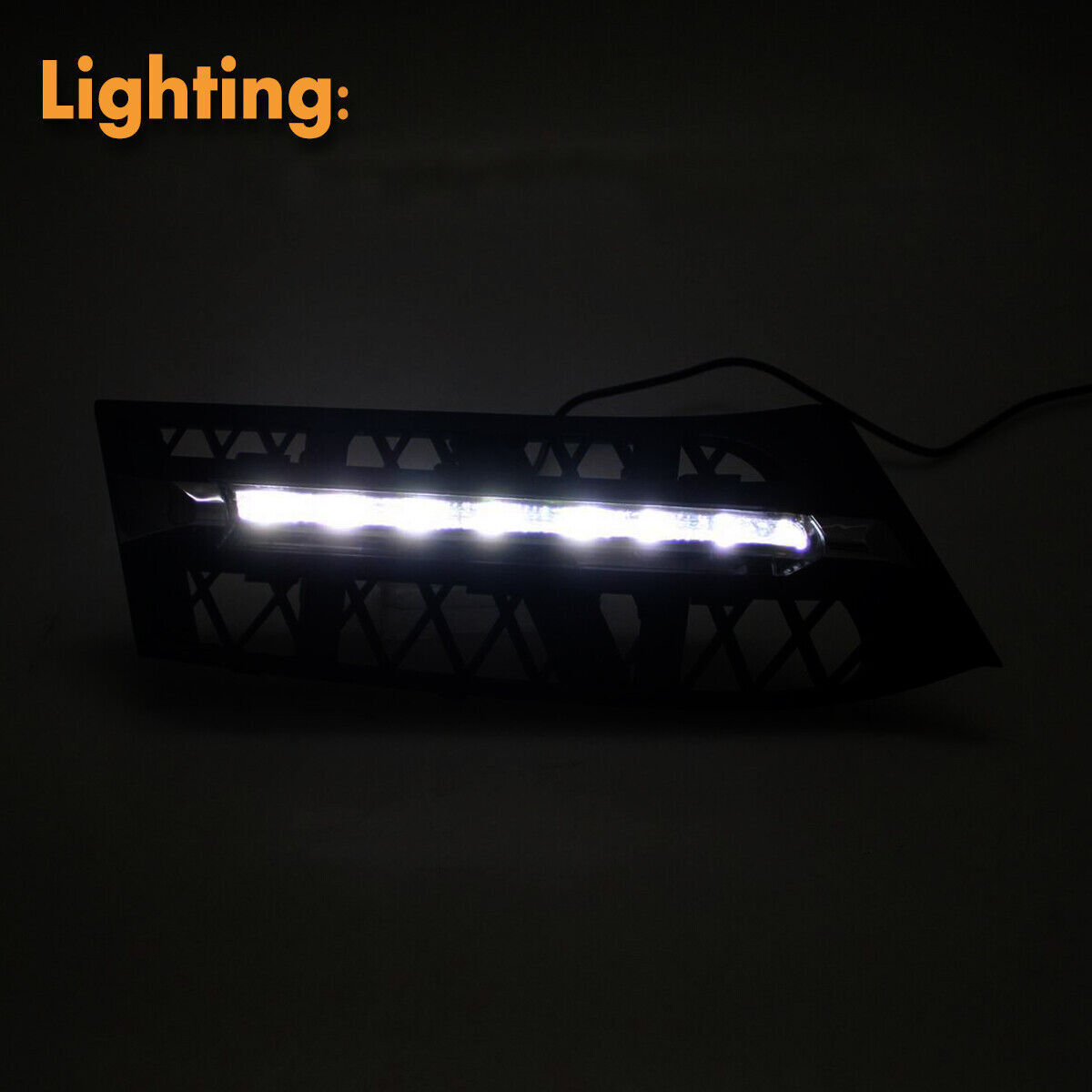 White LED Daytime Running Lights DRL Fog Lamps Fit for BMW 5 Series GT 2010-2013 Q