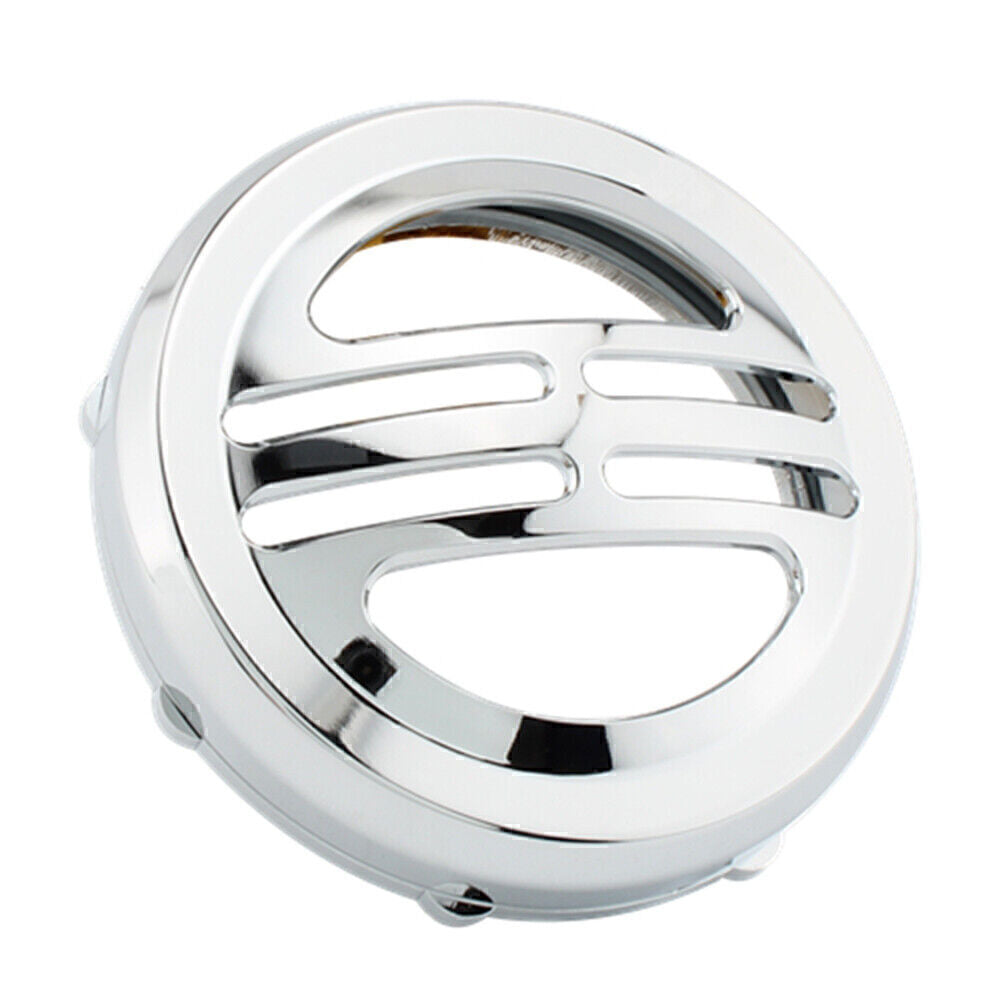 For Bobber T120 T100 Street Twin Silver Universal Decorative Chrome Horn Cover